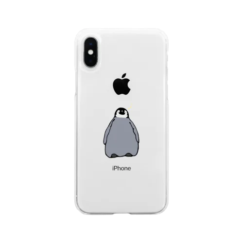 ペンギンの気持ち Soft Clear Smartphone Case