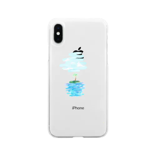 南の島 Soft Clear Smartphone Case