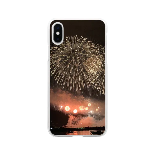 花火 Soft Clear Smartphone Case