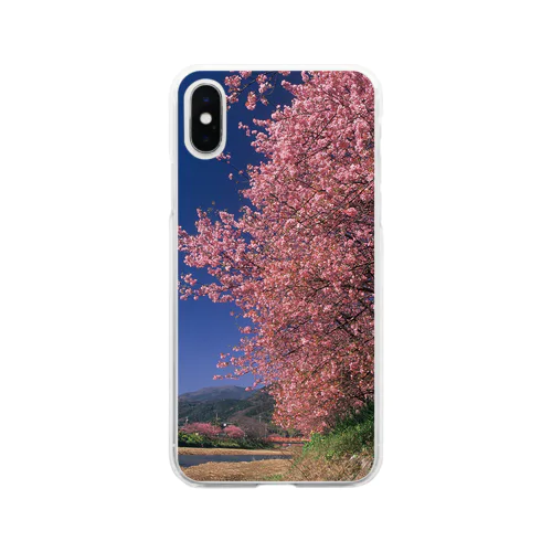 早咲きの桜 Soft Clear Smartphone Case