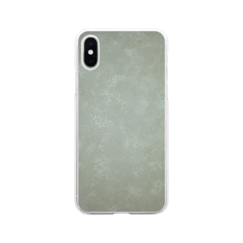 石模様調柄 Soft Clear Smartphone Case