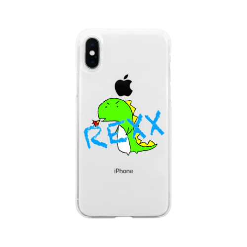 REXX (恐竜) Soft Clear Smartphone Case