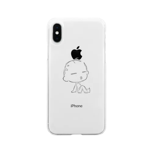 はげたか Soft Clear Smartphone Case