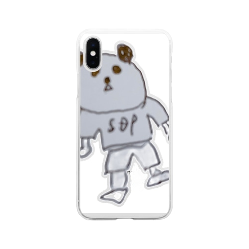 まるにんぱん Soft Clear Smartphone Case