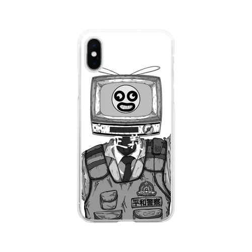 テレビ君 Soft Clear Smartphone Case