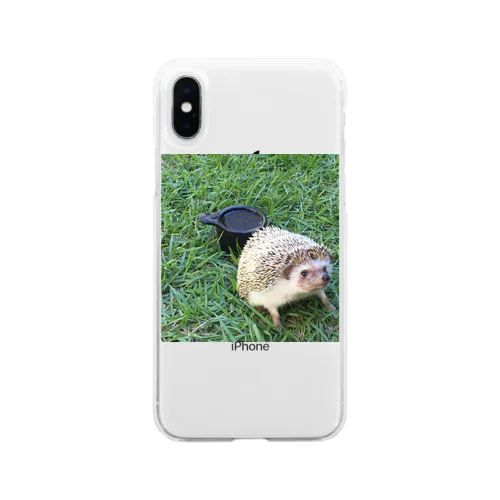 ハリネズミ Soft Clear Smartphone Case