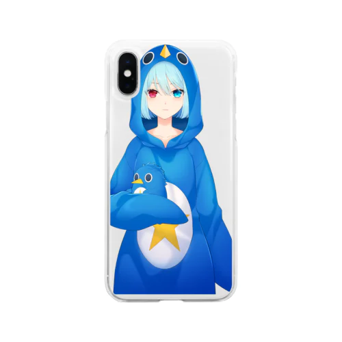 キングスターペンギンを推せるアイテム２ Soft Clear Smartphone Case