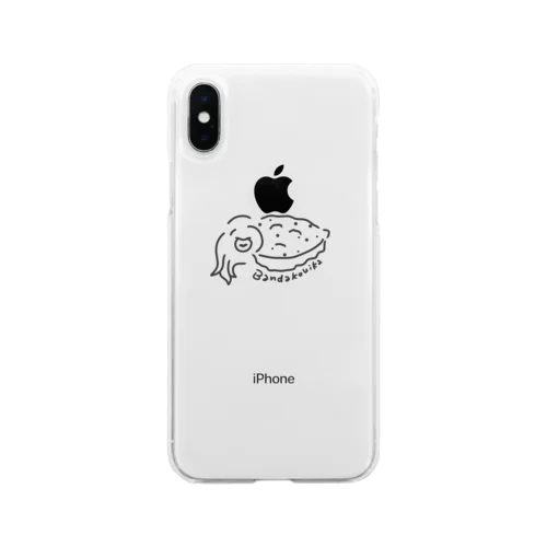 ごつごつバンダコウイカちゃん Soft Clear Smartphone Case