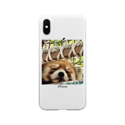 レッサーパンダ Soft Clear Smartphone Case