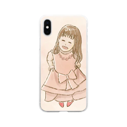 月詩(つくし)ちゃん Soft Clear Smartphone Case