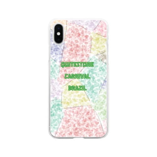 QuiteStoneCarnivalBRAZIL Soft Clear Smartphone Case