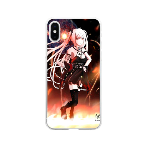 バラの魔法使い Soft Clear Smartphone Case