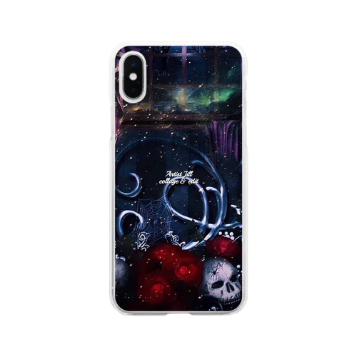 (縦長)Dark Gothic Soft Clear Smartphone Case