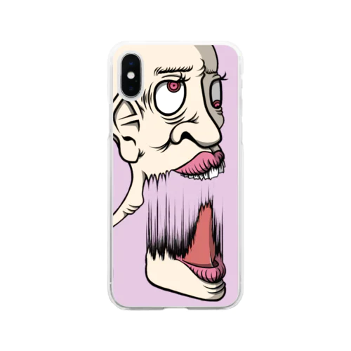 ギャグマンガマン Soft Clear Smartphone Case