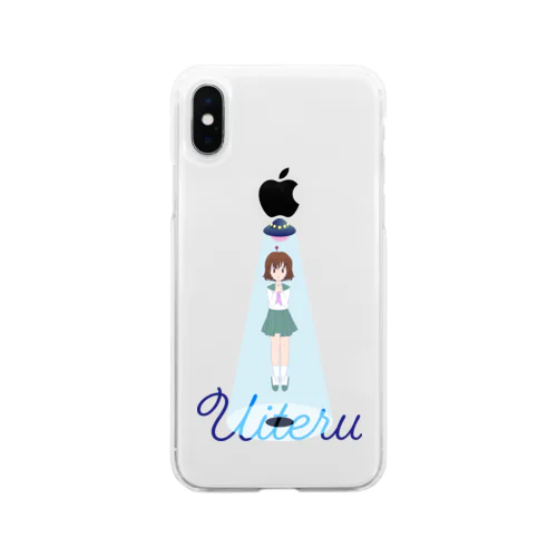 浮いてる女の子 Soft Clear Smartphone Case