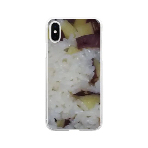 イモご飯弁当 Soft Clear Smartphone Case