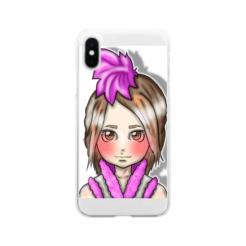 どす恋コリ子 Soft Clear Smartphone Case