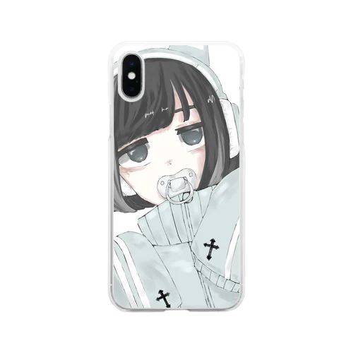 ゲーム少女 Soft Clear Smartphone Case