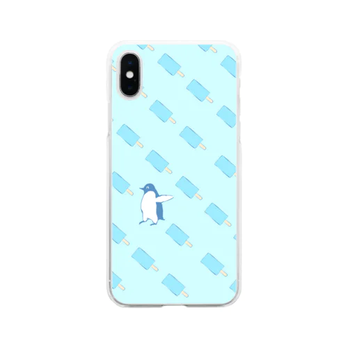 アイスペンキ Soft Clear Smartphone Case