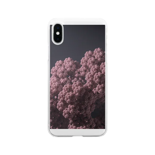 Fractal Flower Soft Clear Smartphone Case