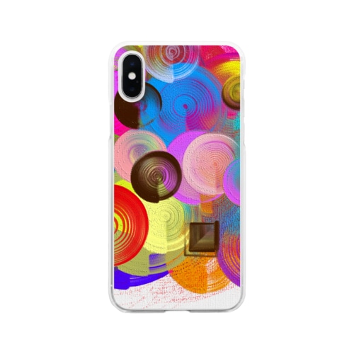 4歳のラクガキ Soft Clear Smartphone Case