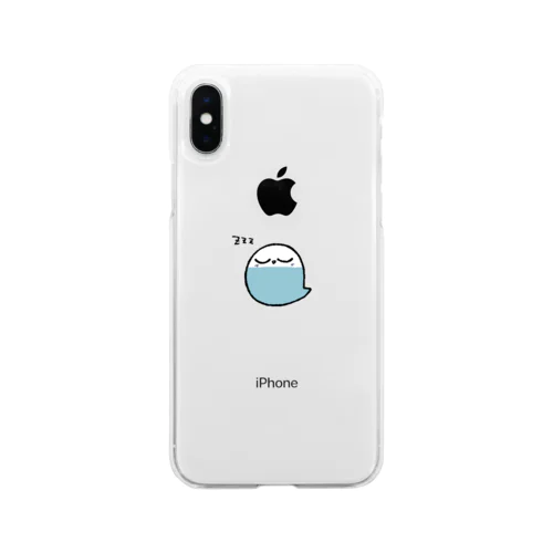 ねんねぴーちゃん Soft Clear Smartphone Case