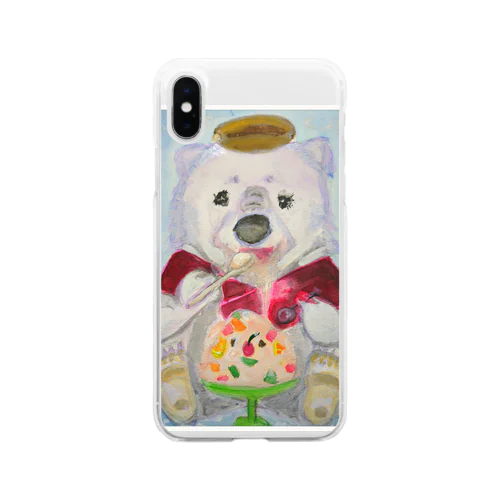 白熊 Soft Clear Smartphone Case