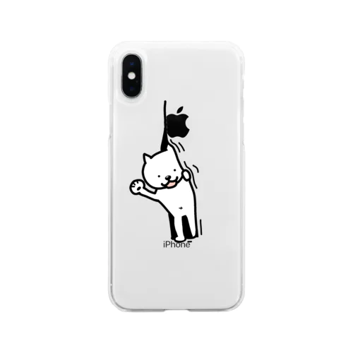 めくり犬 Soft Clear Smartphone Case