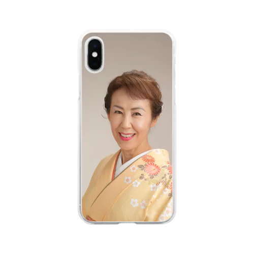 姫野舞子着物シリーズ2 Soft Clear Smartphone Case