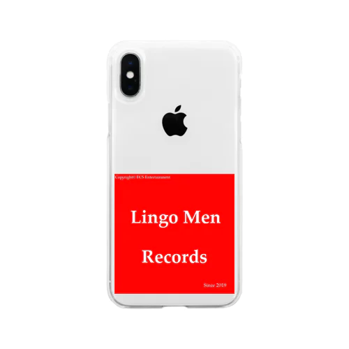 #Lingo_Men_Records Soft Clear Smartphone Case