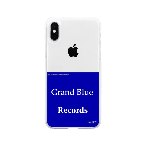 Grand Blue Records Soft Clear Smartphone Case