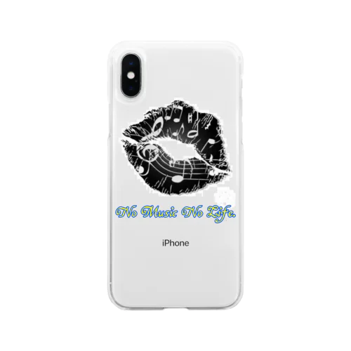 No Music No Life Soft Clear Smartphone Case