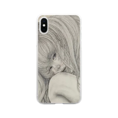 細密ペン画 Soft Clear Smartphone Case