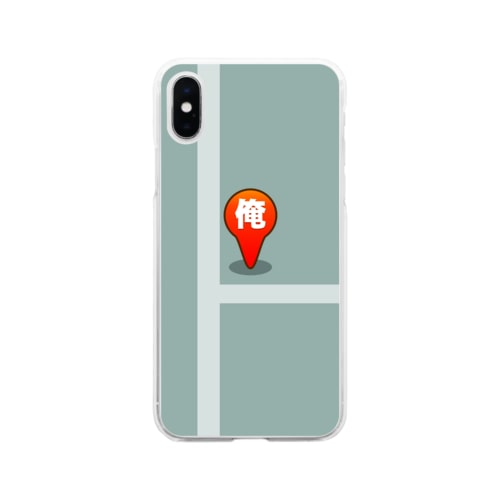 俺はここにいる！ Soft Clear Smartphone Case