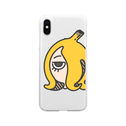 ばーななん Soft Clear Smartphone Case