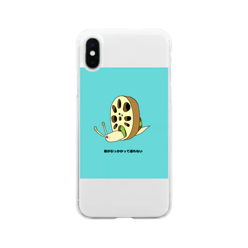 おっちょこちょいカタツムリくん Soft Clear Smartphone Case