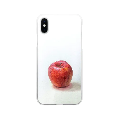 林檎のスマホケース Soft Clear Smartphone Case