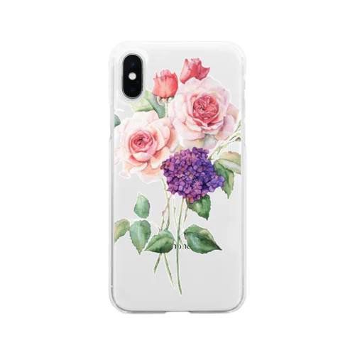 Tencent Flowers Soft Clear Smartphone Case