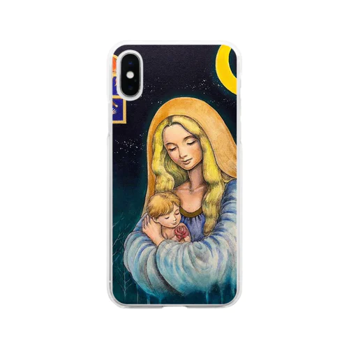 madonna&child Soft Clear Smartphone Case