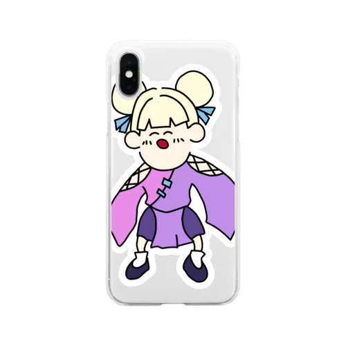 ムムちゃんがきたぞ！！ Soft Clear Smartphone Case