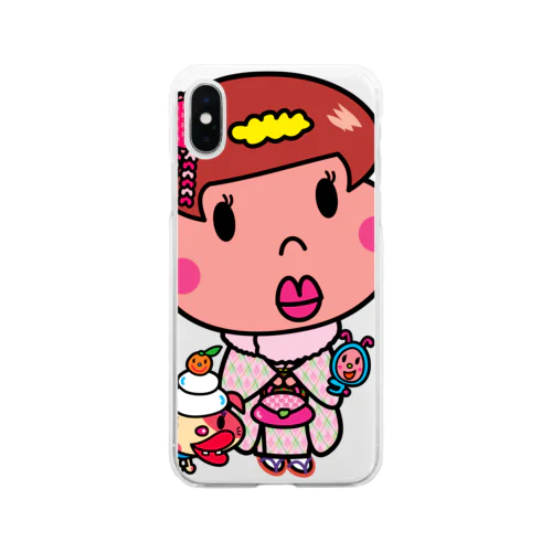 おひんちゃん Soft Clear Smartphone Case