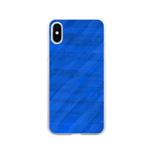 迷彩（海） Soft Clear Smartphone Case