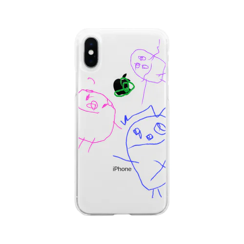 おかだ家 Soft Clear Smartphone Case