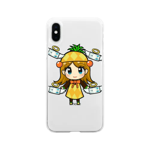 パイナップルちゃん Soft Clear Smartphone Case