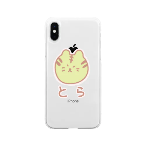 とらさん Soft Clear Smartphone Case