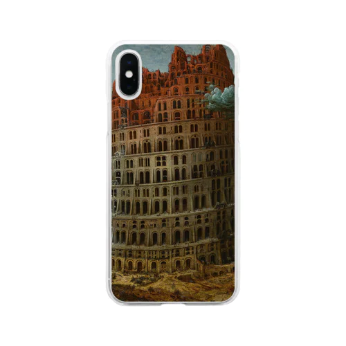 De Toren van Babel Soft Clear Smartphone Case