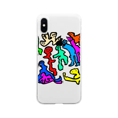 ハスダクリーチャー002 Soft Clear Smartphone Case