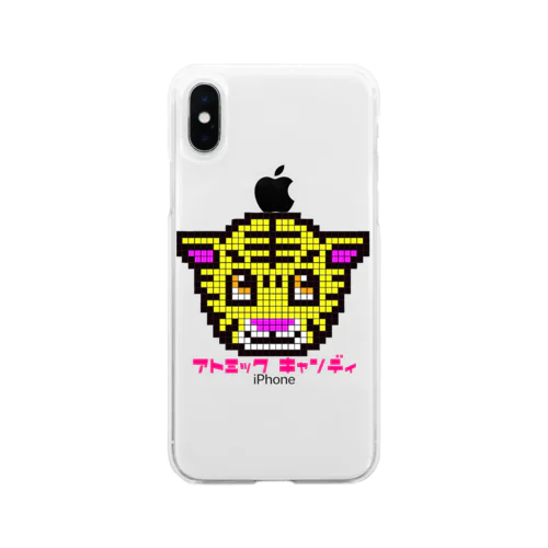 レトロチック｢トラちゃん｣ Soft Clear Smartphone Case