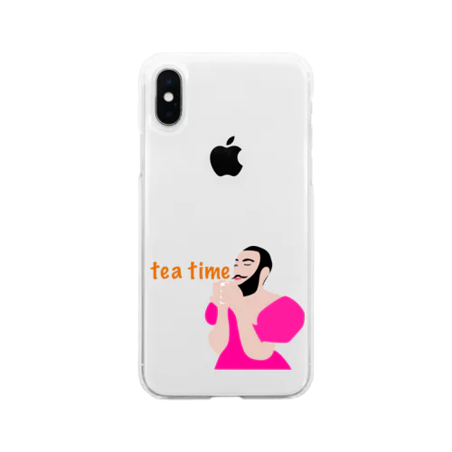 tea time 투명 젤리케이스