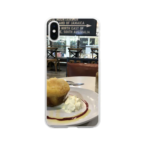 いつものカフェ Soft Clear Smartphone Case